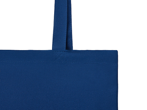 Шоппер Basio из переработанного хлопка 280 г, синий - рис 3.