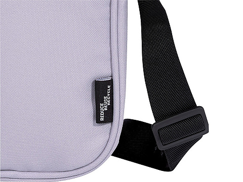 Байрон сумка через плечо из переработанных материалов по стандарту GRS объемом 2 л - Лиловый - рис 4.