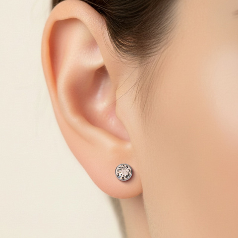 Пусеты Silk Fiore Luna SWE297 S S - рис 2.