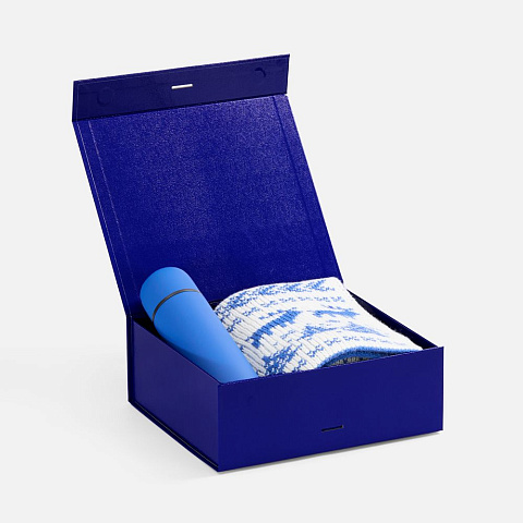 Коробка складная Rusetti, M, синяя - рис 4.