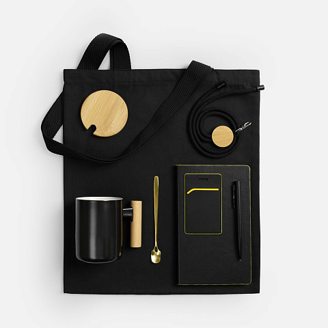 Набор Trait Office, черный с желтым - рис 3.