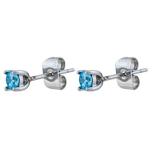 Пусеты BLUE Fiore Luna AE03187-3A BL/S