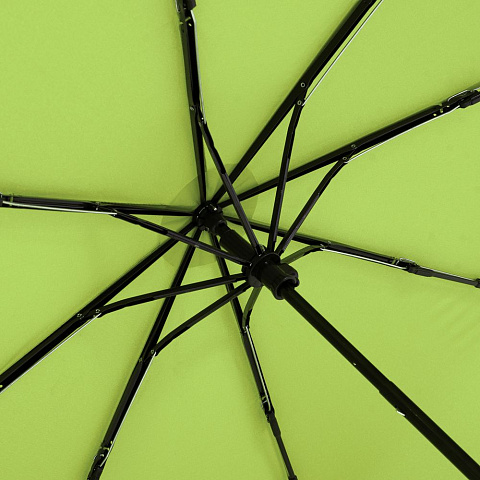 Зонт складной OkoBrella, зеленое яблоко - рис 4.