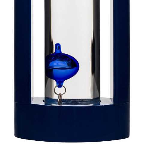 Термометр «Галилео» в деревянном корпусе, синий - рис 5.