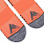 Набор из 3 пар спортивных женских носков Monterno Sport, фиолетовый, зеленый и оранжевый - миниатюра - рис 8.