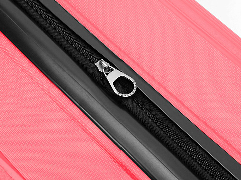 Чемодан TORBER В Отпуск, ярко-розовый, полипропилен, 55 х 36 х 21,5 см, 37 л - рис 7.