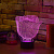 3D лампа Бутон розы - миниатюра - рис 5.