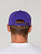 Бейсболка Canopy, фиолетовая с белым кантом - миниатюра - рис 8.