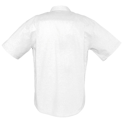 Рубашка мужская с коротким рукавом Brisbane, белая - рис 3.