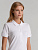 Рубашка поло женская Sunset, белая - миниатюра - рис 7.