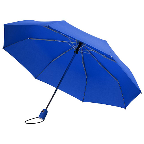 Зонт складной AOC, синий - рис 3.