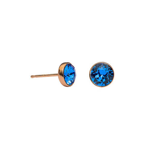 Пусеты Sapphire Fiore Luna SWE297 SA RG