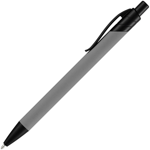 Ручка шариковая Undertone Black Soft Touch, серая - рис 3.