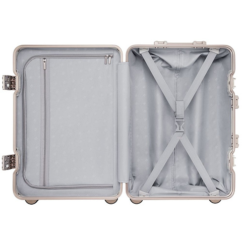 Чемодан Aluminum Frame PC Luggage V1, белый - рис 6.