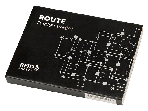 Кошелек Route RFID Safety, синий - рис 5.