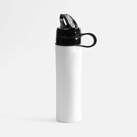 Складная бутылка для воды Langfossen, белая - рис 2.