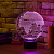 3D светильник Глобус - миниатюра - рис 6.