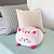 Подушка диванная "Розовый кот" - миниатюра - рис 2.