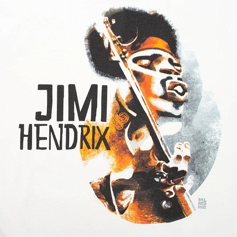 Футболка «Меламед. Jimi Hendrix», белая - рис 4.