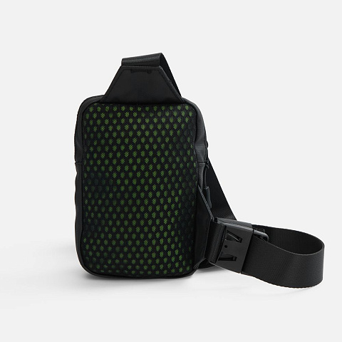 Спортивная кросс-боди сумка UrbanHike, черная - рис 3.