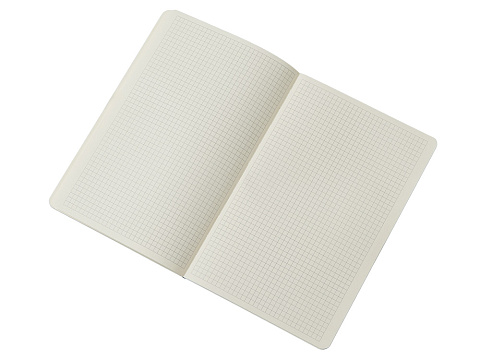 Блокнот в гибкой обложке A5 Виспи 2.0 в клетку, темно-синий - рис 4.