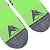 Набор из 3 пар спортивных женских носков Monterno Sport, фиолетовый, зеленый и оранжевый - миниатюра - рис 6.