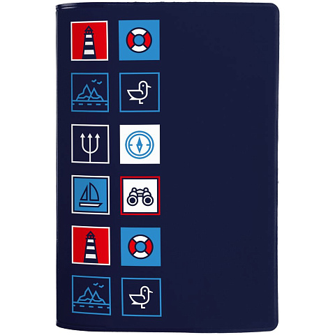 Обложка для паспорта Industry, ver. 2, морская - рис 2.