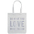 Холщовая сумка Do Love, молочно-белая - миниатюра - рис 3.