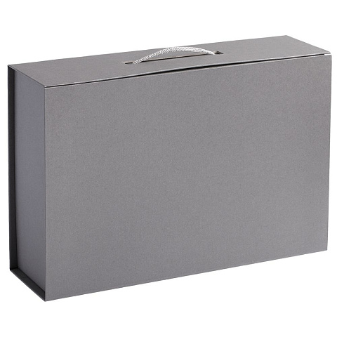 Коробка Case, подарочная, серебристая - рис 5.