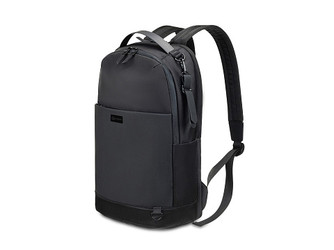 Рюкзак TORBER НОВА с отделением для ноутбука 14.1, чёрный, нейлон/полиэстер, 25 х 11 х 43 см - рис 2.