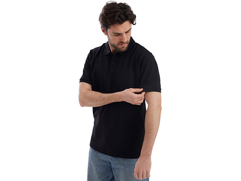 Рубашка поло Dubai мужская, черный - рис 4.