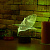 3D светильник Акула - миниатюра - рис 3.