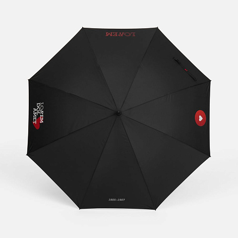 Зонт-трость Rainzee, ver.2, черный - рис 8.