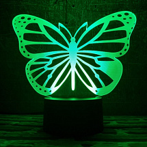 3D светильник Бабочка