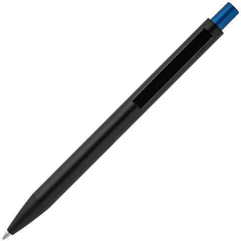 Ручка шариковая Chromatic, черная с синим - рис 4.