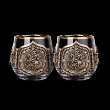 Подарочный набор для виски «Характер — Георгий победоносец», 2 шт., серия Classic