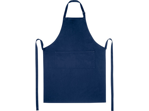 Фартук Andrea плотностью 240 г/м² с регулируемой завязкой на шее - Темно - синий - рис 2.