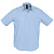 Рубашка мужская с коротким рукавом Brisbane, голубая - миниатюра