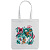 Холщовая сумка Floral, молочно-белая - миниатюра - рис 3.