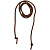 Шнурок в капюшон Snor, коричневый - миниатюра