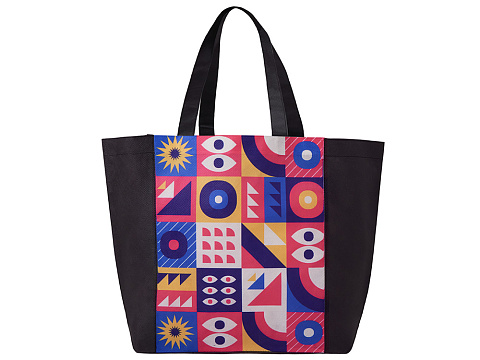 Сумка для шопинга с донной складкой и ручкой из нетканого PET материала - рис 2.