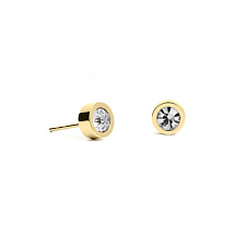 Пусеты White 6х3 Fiore Luna SWE126 W G