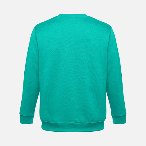 Свитшот унисекс Delta, изумрудно-зеленый - рис 3.