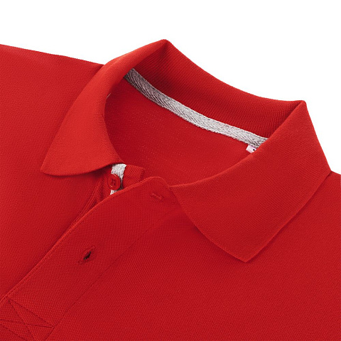 Рубашка поло мужская Virma Premium, красная - рис 4.