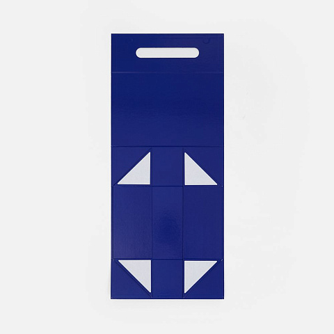 Коробка складная Holdfold, S, синяя - рис 7.