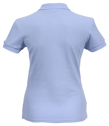 Рубашка поло женская Passion 170, голубая - рис 2.