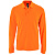 Рубашка поло мужская с длинным рукавом Perfect LSL Men, оранжевая - миниатюра