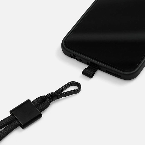 Шнурок для телефона TrendHand, черный - рис 4.