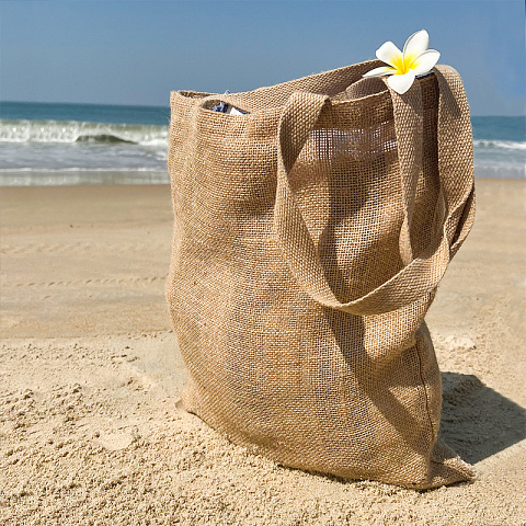 Cумка хозяйственная Bagsy Jute 270 г/м², бежевый - рис 3.