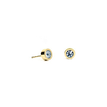 Пусеты Sky Blue 5х2.5 Fiore Luna SWE125 BS G